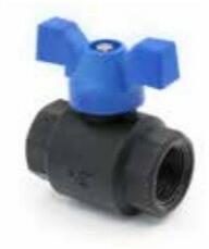 PLAST-FIT fémgolyós erősített műanyag golyóscsap 1/2" BB (EG-170-VLF0101-B-PF)