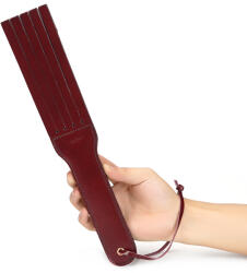 Liebe Seele Wine Red Leather Spanking Paddle