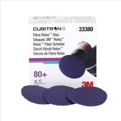 3M Set 15 discuri Cubitron II Fibre ROLOC Disc 50mm, 80+ 3M (333803M)