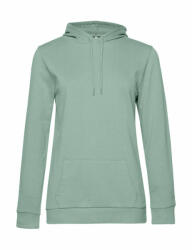 B&C Collection Női kapucnis hosszú ujjú pulóver B and C #Hoodie /women French Terry L, Sage