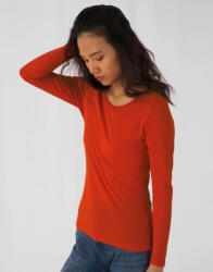 B&C Collection Női hosszú ujjú organikus póló B and C Organic Inspire LSL T /women T-shirt 2XL, Sötétkék (navy)