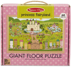 Melissa & Doug Primul meu puzzle de podea eco Tinutul Printelesor - Melissa Doug (MD31372)