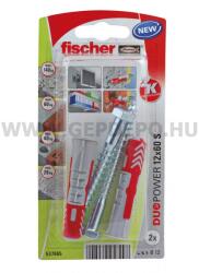 Fischer DUOPOWER műanyag dübel csavarral 12x60 S K (537665F)