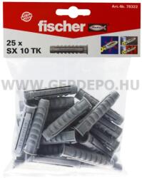 Fischer SX 10 TK nylondübel 25db (78322F)