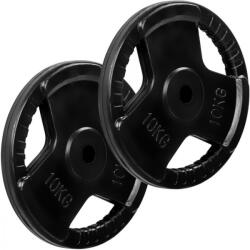 MOVIT PRO Súlytárcsa súlyzóhoz 2 x 10 kg öntöttvas (20040708) - kokiskashop