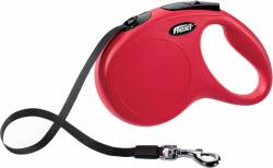 flexi New Classic lesa automata cu banda pentru caini, rosu, marimea M, 5 m - fera - 92,48 RON