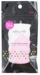 Rolling Hills Burete din silicon pentru machiaj, roz - Rolling Hills Silicone Makeup Sponge Pink