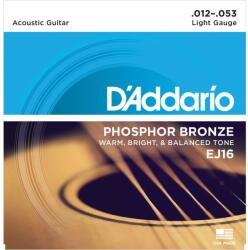 D'Addario EJ16 Phosphor Bronze - Set Corzi Chitara Acustica 12-53 (EJ16)