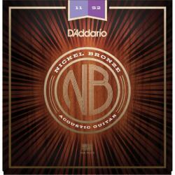 D'Addario NB1152 - Set Corzi Chitara Acustica 11-52 (NB1152)