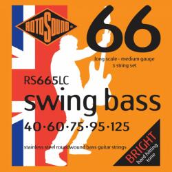Rotosound Swing Bass RS665LC - Set 5 Corzi Chitara Bass 40-125 (RS665LC)