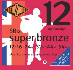 Rotosound Super Bronze SB12 - Set Corzi Chitara Acustica 12-54 (SB12)