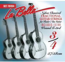 La Bella FG134 Classica Fractional Guitar - Set Corzi Chitara Clasica 3/4 (FG134)