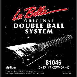 La Bella S1046 Double Ball - Set corzi Chitara Electrica Steinberger 10-46 (S1046)