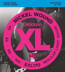 D'Addario EXL170 Long Scale - Set 4 Corzi Chitara Bass 45-100 (EXL170)