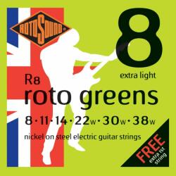 Rotosound Roto Greens R8 - Set Corzi Chitara Electrica 08-38 (R8)