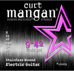 Curt Mangan Stainless 9-42 - Set Corzi Chitara Electrica (12009)