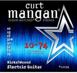 Curt Mangan Nickel Wound Coated 10-74 - Set Corzi Chitara Electrica cu 8 Corzi (11074)