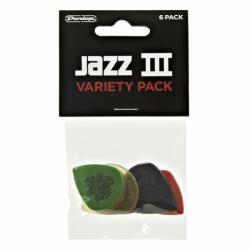 Dunlop PVP103 Jazz III Variety Pack - Set pene chitară (26999103012)