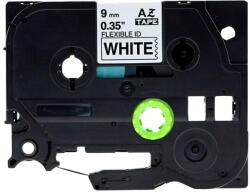 AIMO Etichete flexibile Aimo TZe-FX221 compatible Brother TZe-FX221 9mm x 8m negru alb (BHATZEFX221)