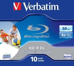 Verbatim Mediu optic Verbatim BluRay BD-R DL 6x printabil 10 bucati (43736)