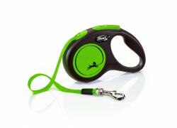 flexi New Neon lesa automata pentru caini, verde, marimea S, 5 m
