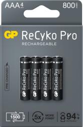 GP Batteries Baterii reincarcabile GP ReCyko Pro AAA 800mAh (R03), ambalaj reciclabil 4pcs (GPRHCH83B224)