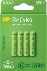 GP Batteries Baterii reincarcabile GP ReCyko AAA 850mAh (R03), ambalaj reciclabil 4pcs (GPRHCH83E001)