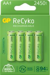 GP Batteries Baterii reincarcabile GP ReCyko AA 2450mAh (R6), ambalaj reciclabil 4pcs (GPRHC252C308) Baterie reincarcabila