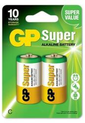 GP Batteries Baterii GP Super Alkaline C (LR14), 1.5V, blister 2pcs (GPPCA14AS003)