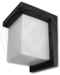 Masterled Oldalfali lámpatest E27 Lagos négyzetes fekete (V3272)