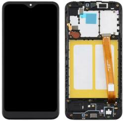  NBA001LCD096999 Samsung Galaxy A20e SM-A202F fekete OEM LCD kijelző érintővel kerettel, előlap (NBA001LCD096999)