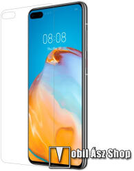 Nillkin képernyővédő fólia - Crystal Clear - 1db, törlőkendővel, A képernyő sík részét védi! - HUAWEI P40