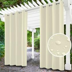 Mondo Italia Kerti függöny a gyűrűk a teraszon MIG16 krém