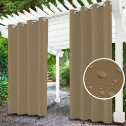 Mondo Italia Kerti függöny a gyűrűk a teraszon MIG21 sötét bézs