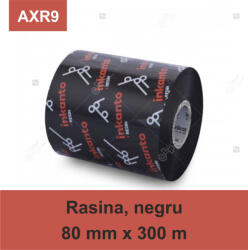 inkanto Ribon ARMOR Inkanto AXR9, rasina (resin), negru, 80mmx300M, OUT (MA30032416)