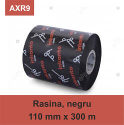 inkanto Ribon ARMOR Inkanto AXR9, rasina (resin), negru, 110mmx300M, OUT (MA30032418)