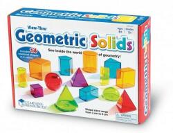 Learning Resources Forme geometrice transparente si colorate (EDUC-LER4331)
