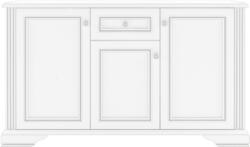 WIPMEB White 009 komód 3d1s havas kőris/ezüst fenyő