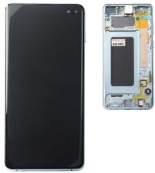  NBA001LCD097125 Samsung Galaxy S10 Plus zöld OEM LCD kijelző érintővel kerettel, előlap (NBA001LCD097125)