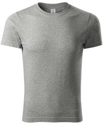 MALFINI Peak Póló - Sötétszürke melírozott | L (P741215)