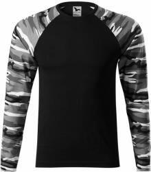 MALFINI Terepszínű hosszú ujjú póló Camouflage LS - Terepszínű szürke | S (1663213)