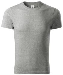 MALFINI Póló - Sötétszürke melírozott | M (P731214)