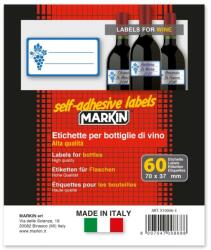  Etichete pentru sticle vin 70 x 37 mm, 60 buc/set
