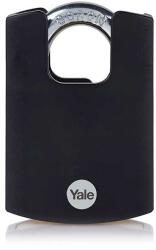 Yale Y121B/50/132/1 réz lakat kengyelvédelemmel (fekete)