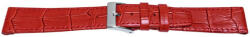 Curea roșie open end, 16mm - 57077 - ceas-shop