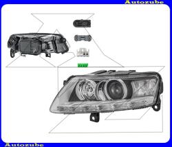 AUDI A6 C6 2008.08-2011.09 /4F/ Fényszóró bal Bi-Xenon (D3S/H7/LED) motorral (izzó elektronika és motor nélkül) HELLA 1ZS 009 925-411