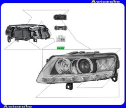 AUDI A6 C6 2009.03-2011.03 /4F/ Fényszóró bal Bi-Xenon (D3S/H7/LED) motorral (izzó elektronika és motor nélkül) HELLA 1ZS 009 925-411