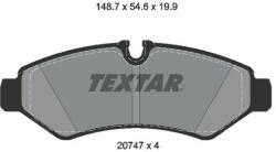 TEXTAR set placute frana, frana disc TEXTAR Q+ 2074701 (2074701)