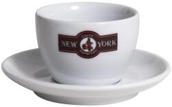 New York Caffe cesti ceramice cappuccino cu farfurii 6 buc