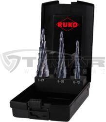 RUKO 101087PRO ULTIMATECUT 3 részes lépcsős lemezfúró készlet (101087PRO)